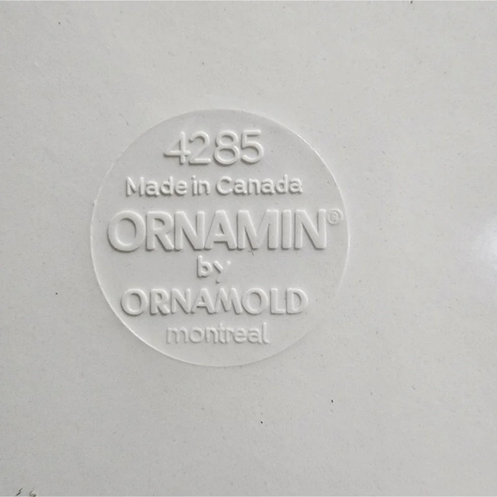Vintage Ornamin by Ornamold Montreal‎ Plastic Coasters Set Made In Canada